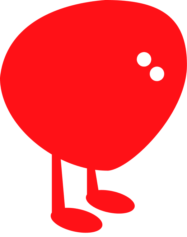 Red UX Vocab Club Character