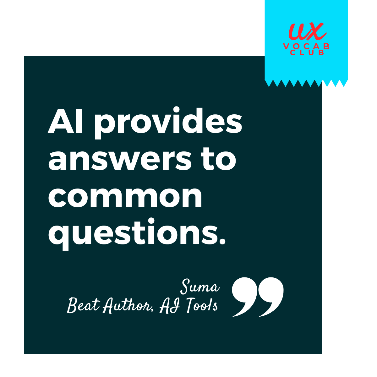 Quote from Suma, Beat Author on AI Tools